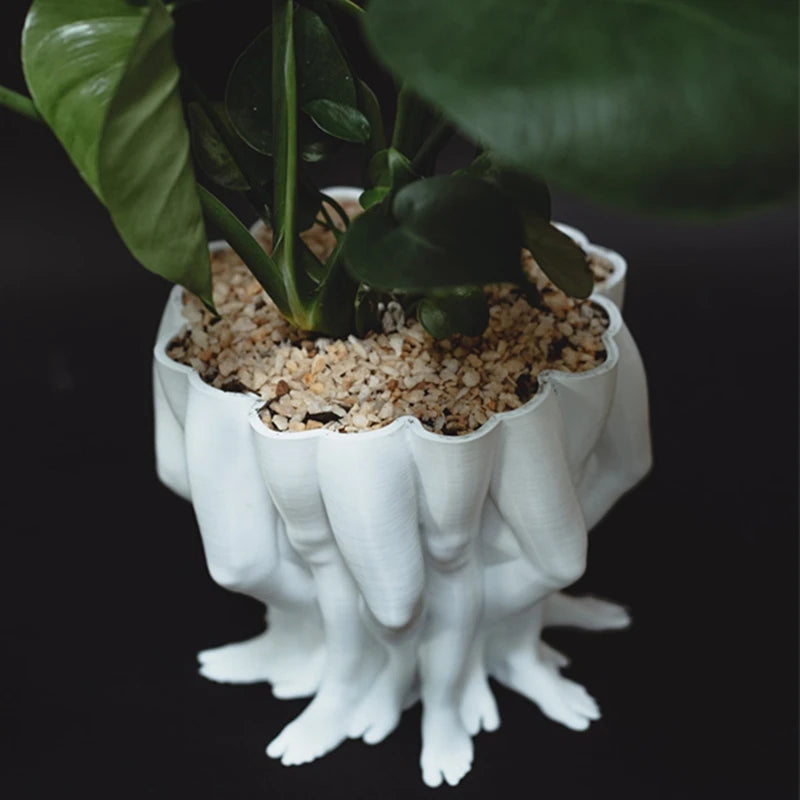 3D Printed PolyLeg Plant pot
